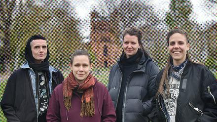 Cato Warm, Imogen Raye Minton, Leonie Friedrich und Kjell Bühler (von links) beraten bei Bedarf auch zum Thema Kinderwunsch.