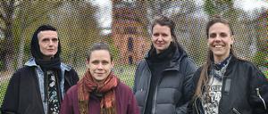 Cato Warm, Imogen Raye Minton, Leonie Friedrich und Kjell Bühler (von links) beraten bei Bedarf auch zum Thema Kinderwunsch.