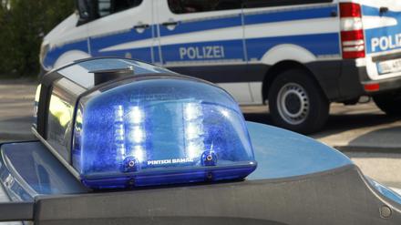 Polizei, Blaulicht, Potsdam, 06.04.2019 Foto: Sebastian Gabsch PNN