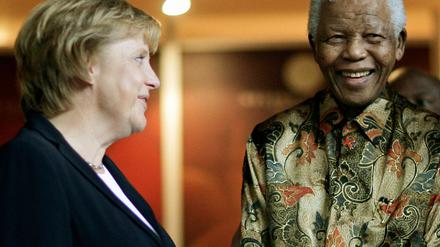 Merkel bei Mandela
