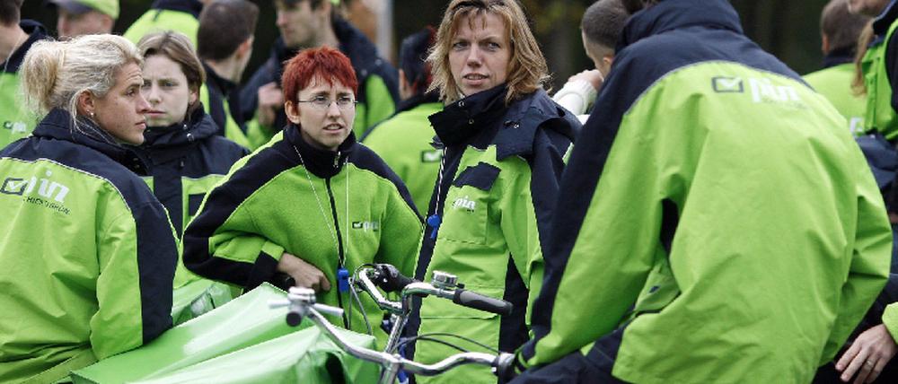 Protestzug der PIN AG Berlin