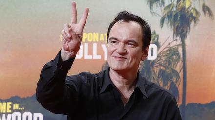 Tarantino im Jahr 2019 bei der Vorstellung von „Once Upon a Time in Hollywood“ in Berlin.