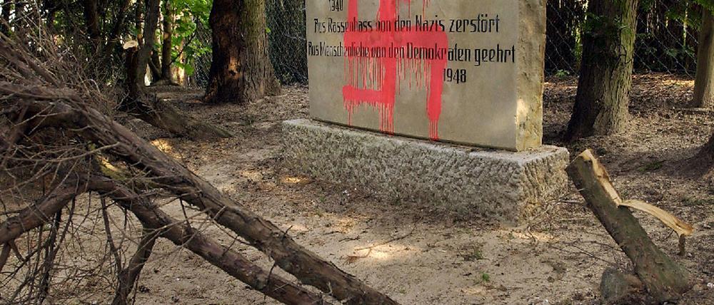 Juedischer Friedhof geschaendet