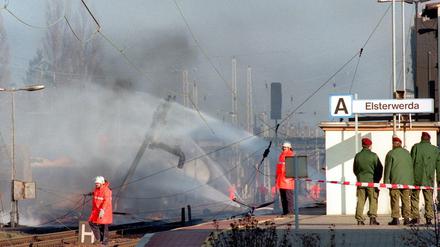 Großeinsatz. Die Feuerwehr versuchte, weitere Explosionen zu verhindern.