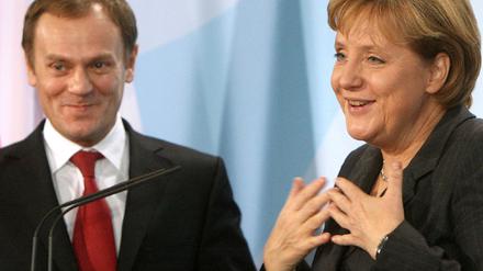 Merkel und Tusk