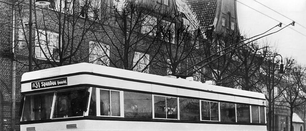 Der O-Bus in den 30er Jahren.