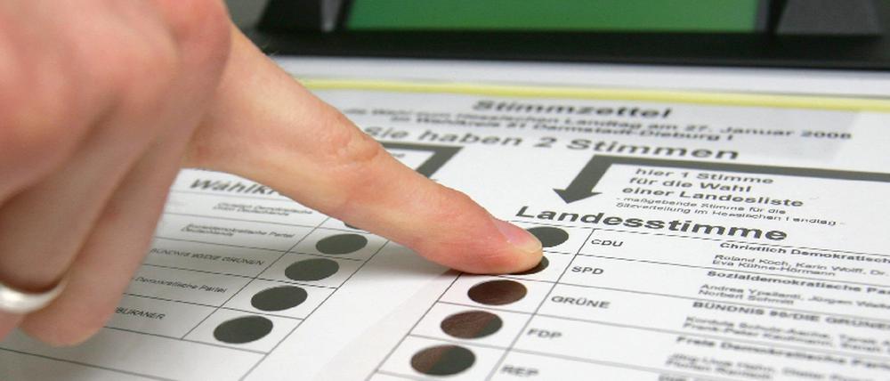 Wahlcomputer in Hessen