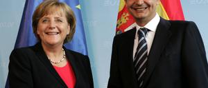 Merkel und Zapatero