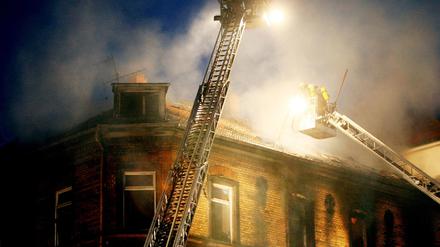 Brand in Ludwigshafen