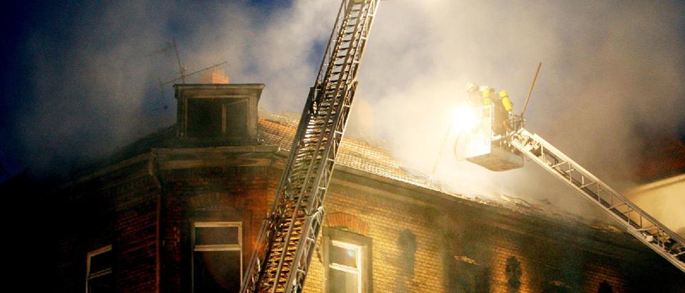 Brand in Ludwigshafen