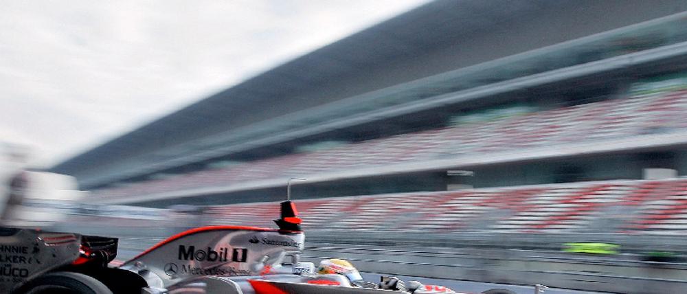 Lewis Hamilton auf McLaren-Mercedes