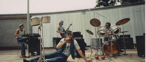 Die Babelsberger Rockband bab-formation 1977 auf der Inselbühne der Freundschaftsinsel Potsdam