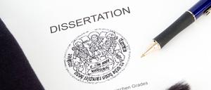 Immer wieder im Gespräch: Dissertationen.