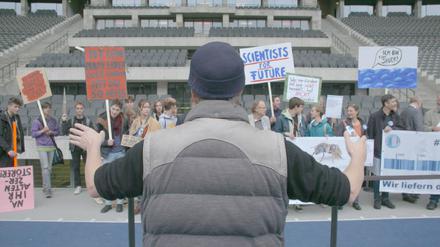 Beim Dreh des Crowdfunding-Videos