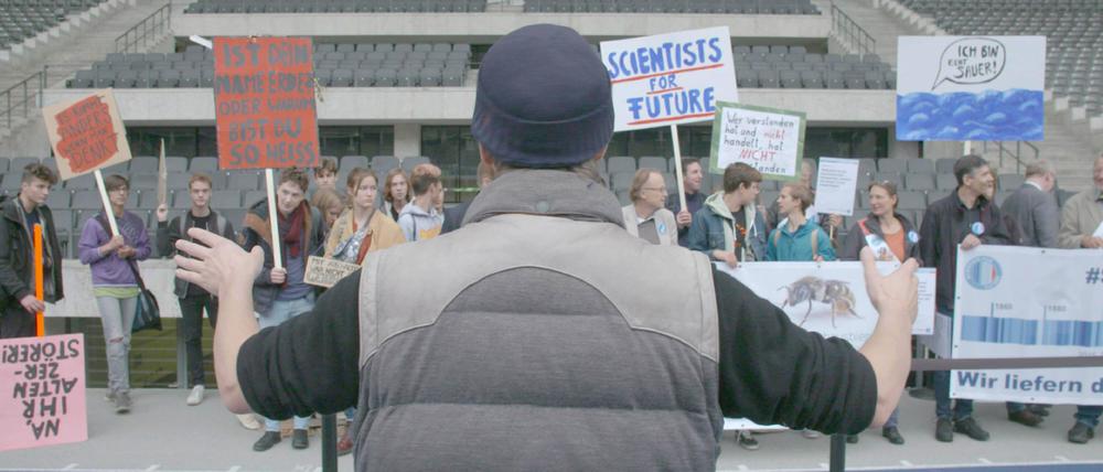 Beim Dreh des Crowdfunding-Videos