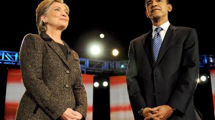 Clinton und Obama