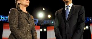Clinton und Obama