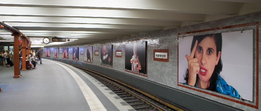 Werbefläche am Alexanderplatz