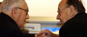 Kissinger und Genscher in Berlin