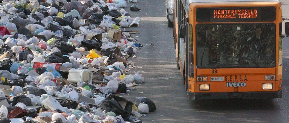 Müll in Neapel