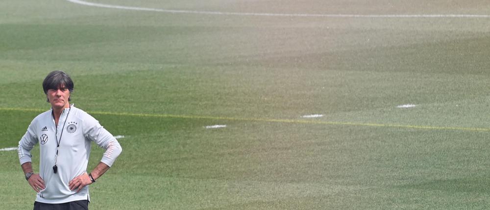 Joachim Löw im Trainingslager in Herzogenaurach.