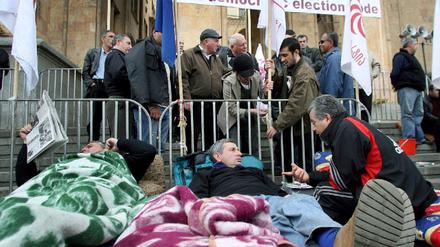 Proteste in Tiflis