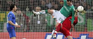 Werder Bremen gegen Glasgow