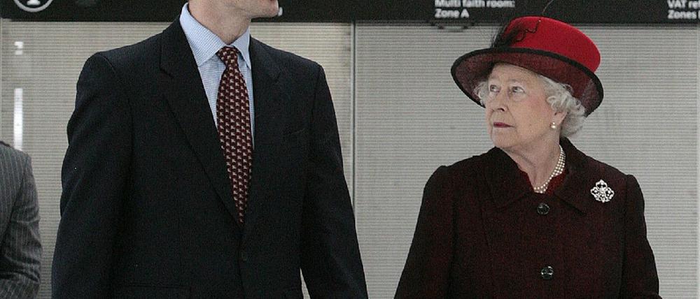 Queen in London-Heathrow