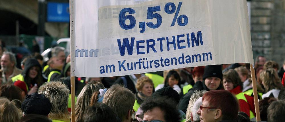 Einzelhandel Tarifstreit