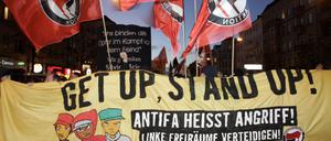 Demo in Friedrichshain gegen Neonazis