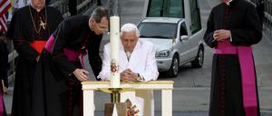 Papst Benedikt XVI. am "Ground Zero"