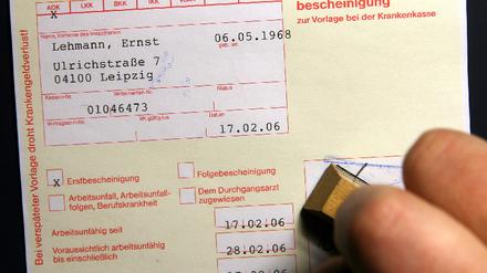 Krankenschein