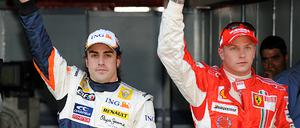 Raikkoenen Alonso Barcelona