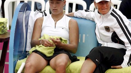 Fed-Cup - Angelique Kerber und Barbara Rittner