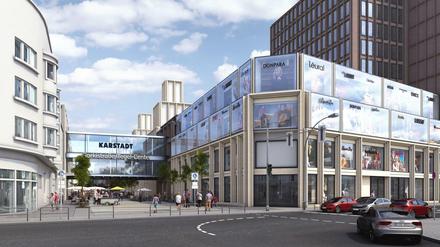 Der geplante Karstadt.