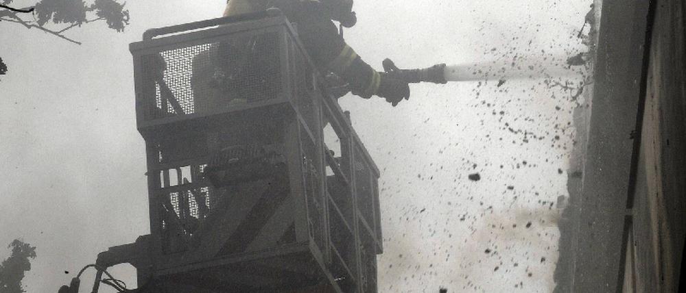 Altenheim in Flammen