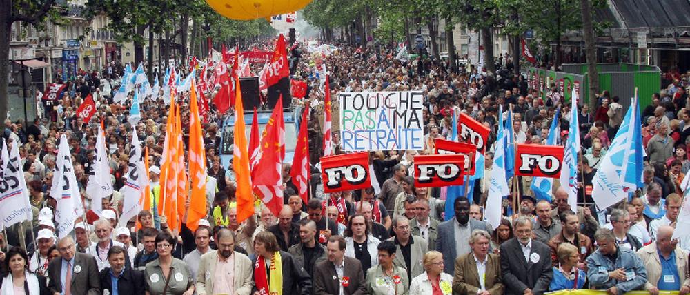 Frankreich Streik