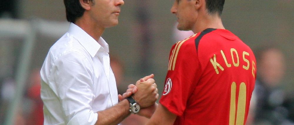 Jogi Löw und Miro Klose