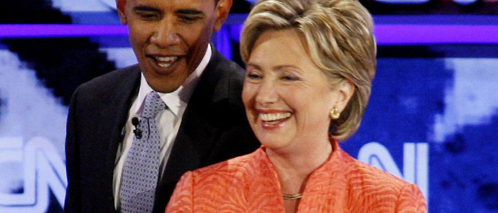 Obama und Clinton