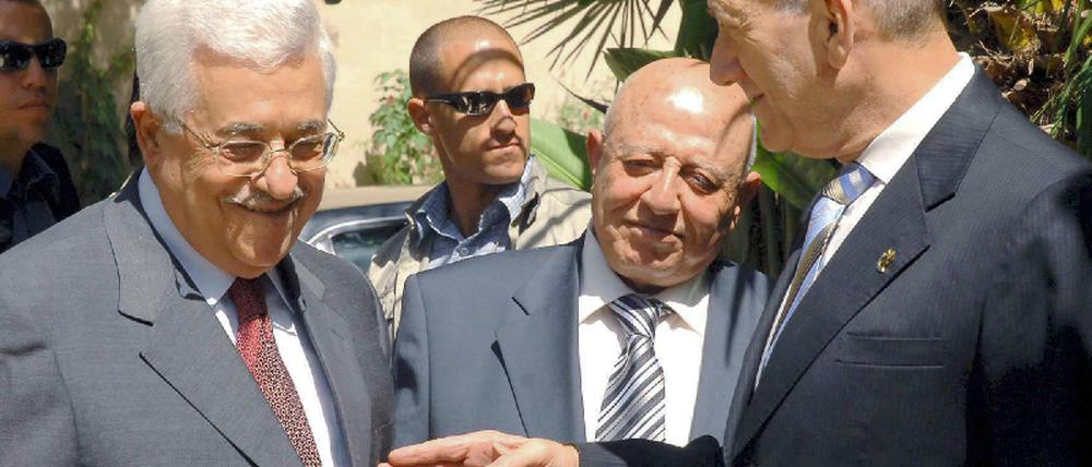 Abbas und Olmert