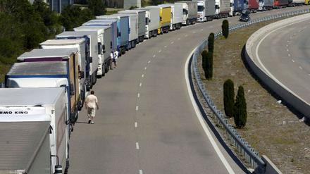 Lkw-Streik