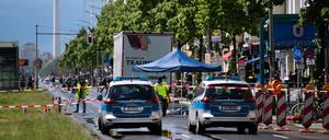 Hier, auf der Frankfurter Allee, passierte der tödliche Unfall.