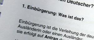 Einbürgerungstest