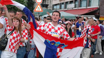 Kroatien-Fans Monaco