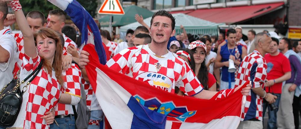 Kroatien-Fans Monaco