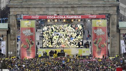 Fanmeile vor dem Brandenburger Tor