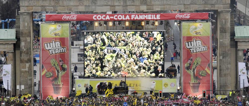 Fanmeile vor dem Brandenburger Tor