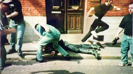 Urteil im Hooligan-Prozeß Tatortfoto