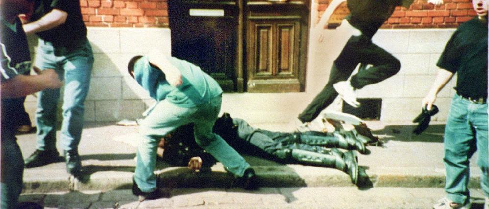 Urteil im Hooligan-Prozeß Tatortfoto