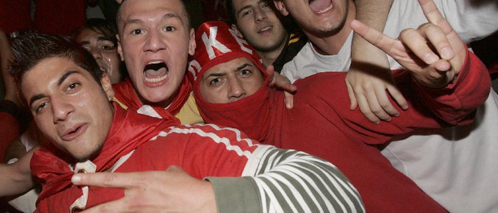 Euro 2008 - Türkische Fans feiern